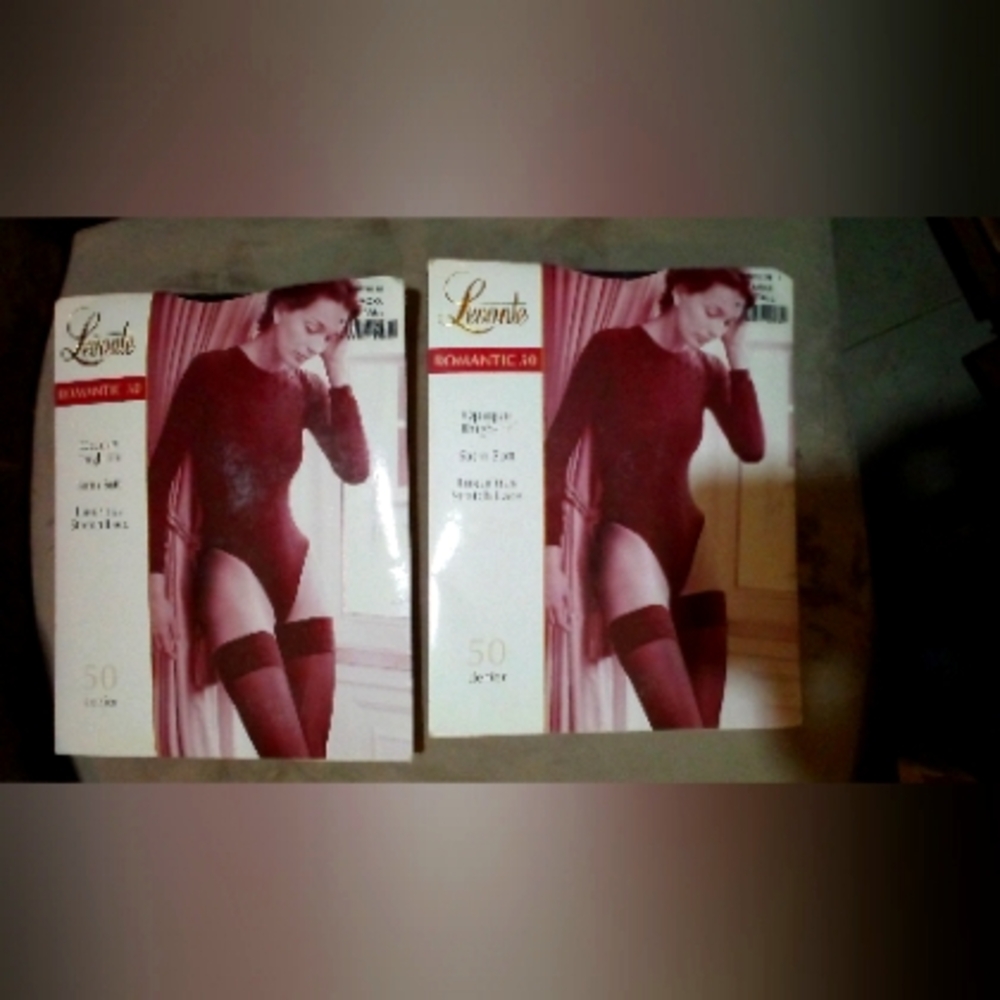 "LEVANTE" THIGH-HI STOCKINGS-MADE IN ITALY